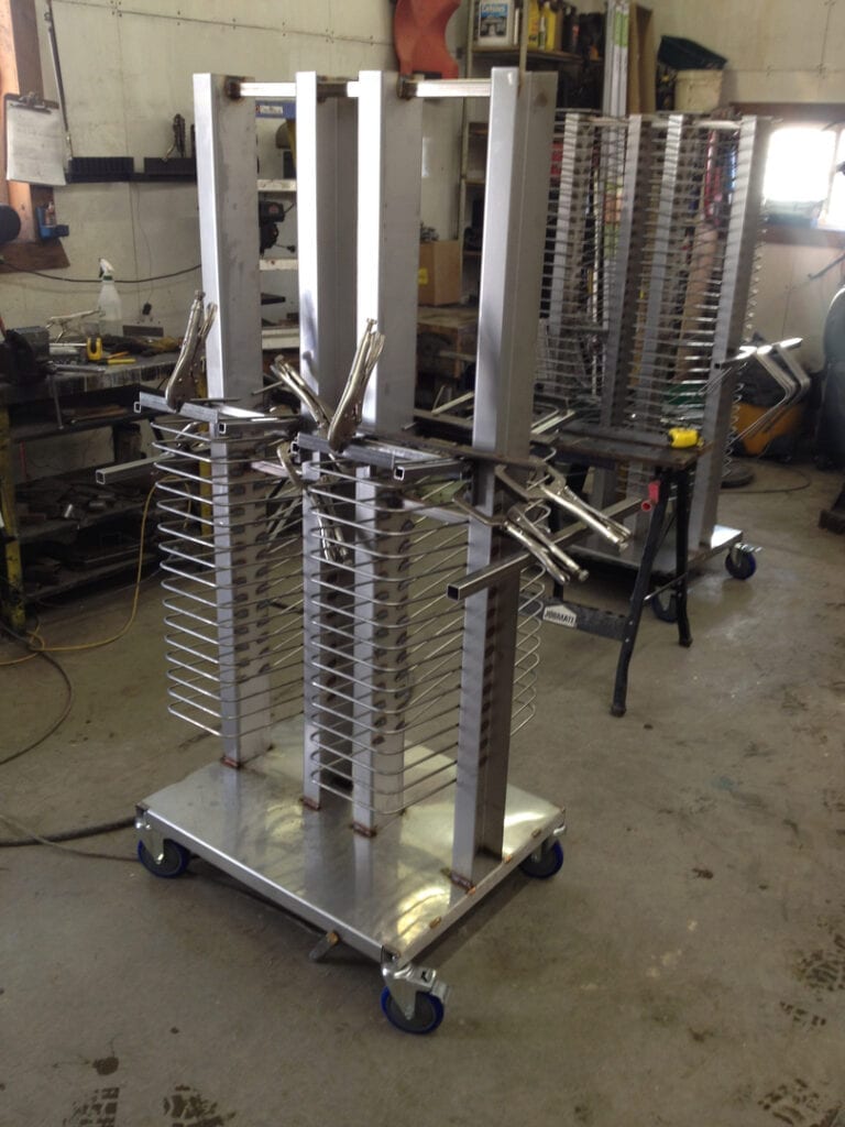 Stainless Steel Pizza Carts